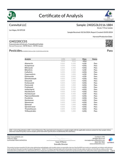 CBD Isolate 99%+ Pure